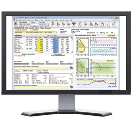 New Spirolab III, Spirometer - Medical equipment / Equipo medico - Mediventa USA