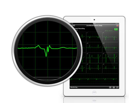 iCV200BLE Electrocardiograph for Ipad, Electrocardiograph - Medical equipment / Equipo medico - Mediventa USA