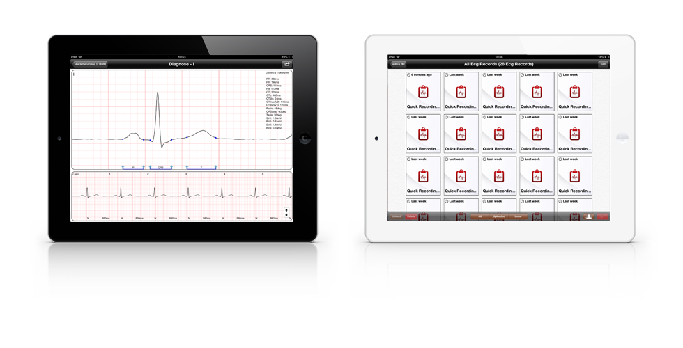 iCV200BLE Electrocardiograph for Ipad, Electrocardiograph - Medical equipment / Equipo medico - Mediventa USA