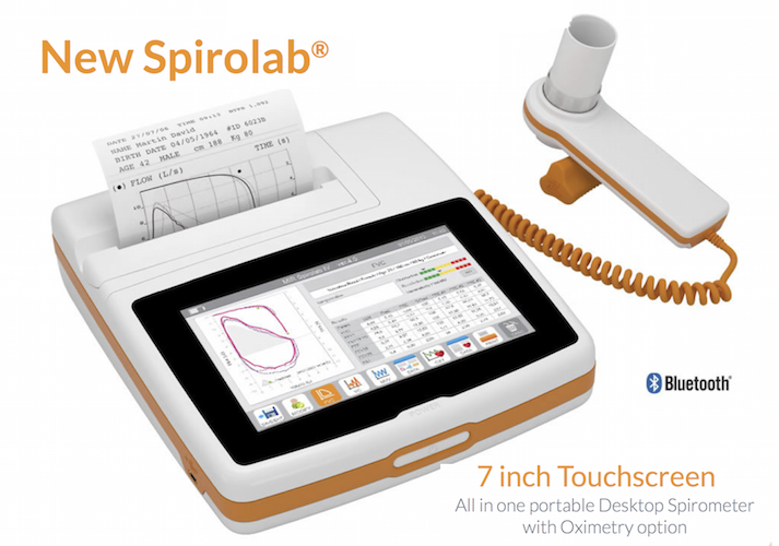 New Spirolab III, Spirometer - Medical equipment / Equipo medico - Mediventa USA